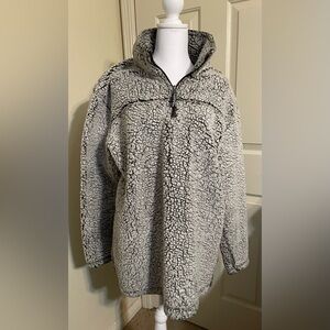 Boxercraft Ladies Sherpa 3/4 Zip Sherpa Pullover